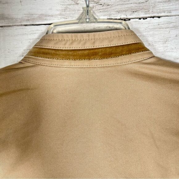 Eddie Bauer Khaki Twill Cotton Utility Jacket 12 - Picture 4 of 8